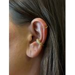 PIERCING FAKE TUBO CRAVEJADO M BANHADO A OURO