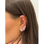 TRIO OVAL CRAVEJADO BANHADO A RÓDIO BRANCO