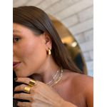 BRINCO ARGOLA BOLD P BANHADO A OURO 