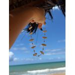 CHOKER PEROLA BARROCA E BOLINHAS BANHADA A OURO 