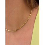 CHOKER CANUTILHOS BANHADA A OURO