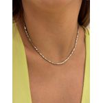 CHOKER CANUTILHOS BANHADA A RODIO BRANCO