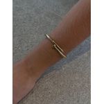 BRACELETE PREGO BANHADO A OURO