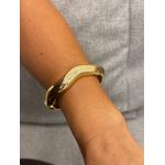 BRACELETE ORGANIC CLICK BANHADO A OURO 