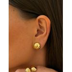 BRINCO BOTÃO P BANHADO A OURO