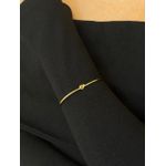 BRACELETE NOZINHO BANHADO A OURO