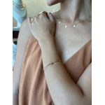 BRACELETE NOZINHO BANHADO A OURO