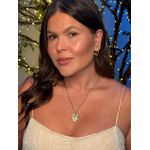 COLAR GRAVATA DIAMANTADA E PATUÁ BANHADO A OURO