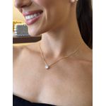 COLAR PONTO DE LUZ BANHADO A OURO