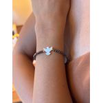 PULSEIRA CRISTAIS E ESPÍRITO SANTO MADREPÉROLA BANHADA A OURO