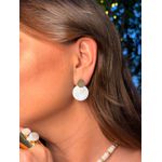 BRINCO CHAPINHA E MADREPÉROLA BANHADO A OURO