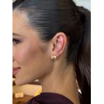 BRINCO ONDA LISA P BANHADO A OURO