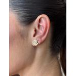 BRINCO CHAPINHA CARACOL BANHADO A OURO