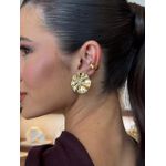 BRINCO CHAPA ORGANIC D'OR BANHADO A OURO