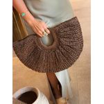 BOLSA PALHA MAXXI DF MARROM