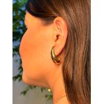 BRINCO EAR HOOK BOLD BANHADO A OURO