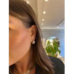 BRINCO ARGOLA GOTA BOLD P BANHADO A RÓDIO BRANCO