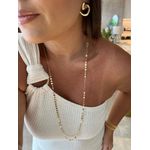 COLAR LONGO MEDALHAS P BANHADO A OURO