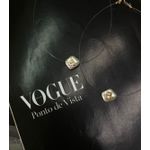 COLAR NYLON INICIAL CRAVEJADA NA PÉROLA BARROCA ORGANICA
