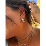 BRINCO ARGOLA GOTA BOLD P BANHADO A RÓDIO BRANCO