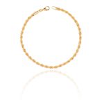 PULSEIRA CORDÃO BAIANO BANHADO A OURO 
