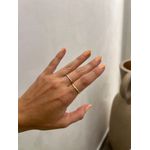 ANEL REGULÁVEL LISO FINO DF BANHADO A OURO