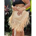 BOLSA PALHA FRANJAS SAINT TROPEZ 