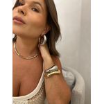 BRINCO NEW ARGOLA ABAULADA DF BANHADO A RÓDIO BRANCO