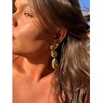 BRINCO PENDENTE ORGANIC DF BANHADO A OURO