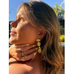BRINCO PENDENTE ORGANIC DF BANHADO A OURO