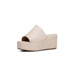 Tamanco Feminino Anabela Salto Médio 170419 Napa Off White