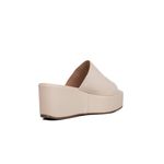 Tamanco Feminino Anabela Salto Médio 170419 Napa Off White