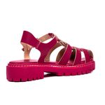 Sandália Feminina Aranha Tratorada 182156 Napa e Solado Pink