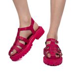 Sandália Feminina Aranha Tratorada 182156 Napa e Solado Pink