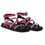 Papete Feminina Em Napa Rosa Shock 183040