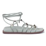 Papete Feminina De Amarrar Napa Verde Mint 183080