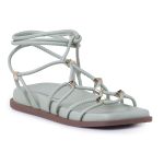 Papete Feminina De Amarrar Napa Verde Mint 183080