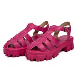 Sandália Feminina Aranha Com Fivela 193256 Napa e Solado Pink