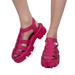 Sandália Feminina Aranha Com Fivela 193256 Napa e Solado Pink