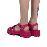Sandália Feminina Aranha Com Fivela 193256 Napa e Solado Pink