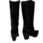 Bota Feminina Texana Cano Longo Com Bordado 23007 Nobucado Preto Western