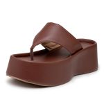 Sandália Tamanco Santorine Cacau 5100