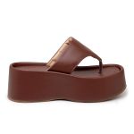 Sandália Tamanco Santorine Cacau 5100
