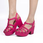 Sandália Feminina Meia Pata Aranha 8007 Napa Pink