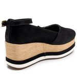 Tênis Feminino Anabela Salto Médio 170407 Nobucado Preto