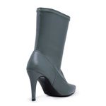 Bota Feminina Estilo Meia Cano Médio 1769 Stretch Verde Army