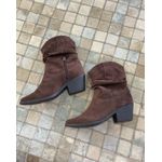 Bota Western Cano Curto 23150 Camurça Terra