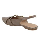 Sapatilha Slingback Rasteira Feminina 184101 Taupe