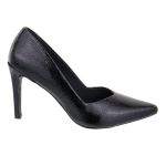Scarpin Salto Verniz Molhado Preto 5551 