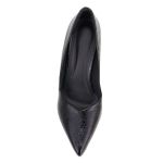 Scarpin Salto Verniz Molhado Preto 5551 